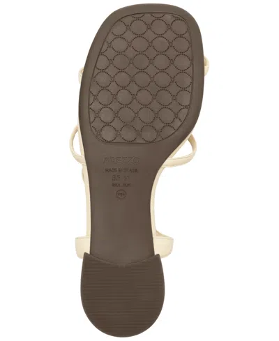 Arezzo Women's Gretta Gold Elegance Flat Sandals In Neutral