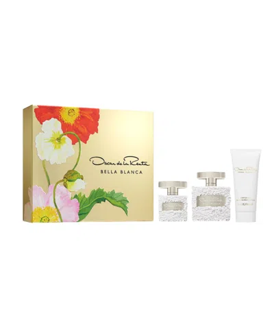 Oscar De La Renta 3-pc. Bella Blanca Fragrance Gift Set In Transparent