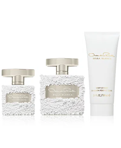 Oscar De La Renta 3-pc. Bella Blanca Fragrance Gift Set In Transparent