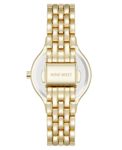 Anne Klein Women's Quartz Essential Burgundy And Gold-tone Metal Alloy Watch, 34mm In Gold