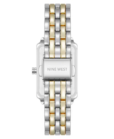 Anne Klein Women's Quartz Casual Silver-tone And Gold-tone Metal Alloy Watch, 23mm In Multi