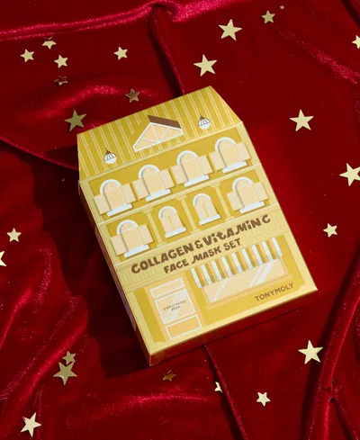 Tonymoly 6-pc. Mini House Of Mask Vitamin C + Collagen Face Mask Set In Gold