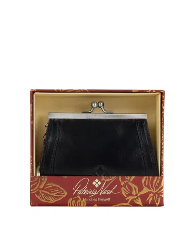 Patricia Nash Bella Boxed Coin Case In Black