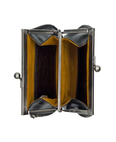 Patricia Nash Bella Boxed Coin Case In Black