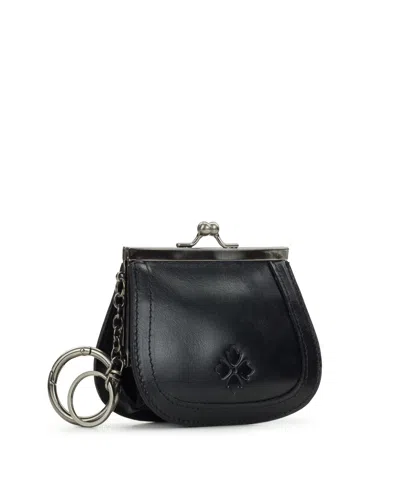 Patricia Nash Bella Boxed Coin Case In Black