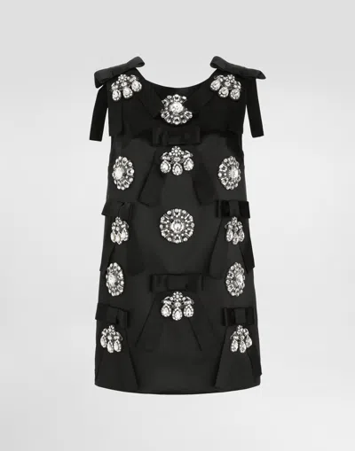 Dolce & Gabbana Dress With Embroidery In Multi