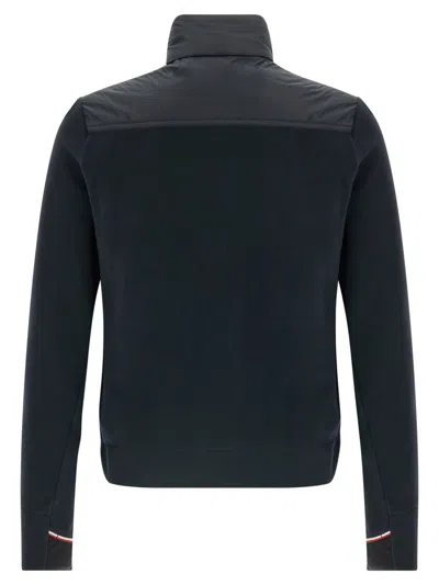 Moncler Padded Cardigan Sweaters And Cardigans Blue In Black