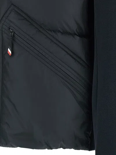 Moncler Padded Cardigan Sweaters And Cardigans Blue In Black