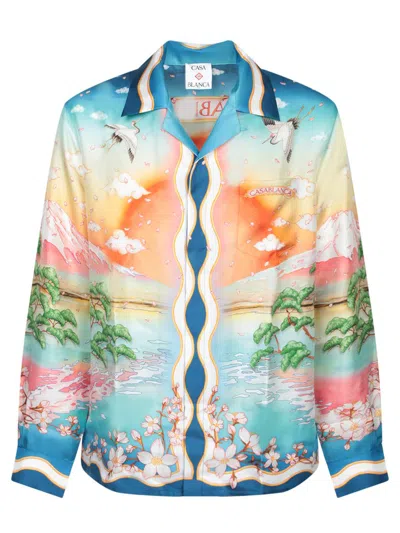 Casablanca Men's Tennis Club Shirt In Multi