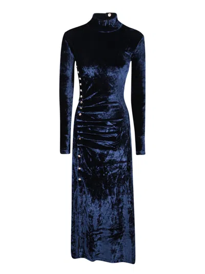 Rabanne Long Dress In Blue