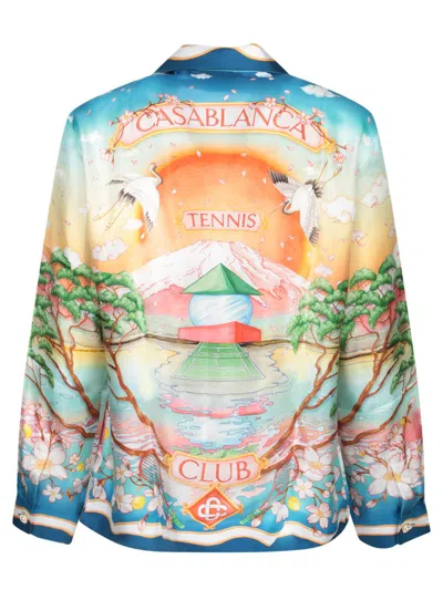 Casablanca Men's Tennis Club Shirt In Multi