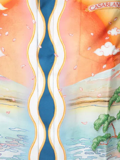 Casablanca Men's Tennis Club Shirt In Multi