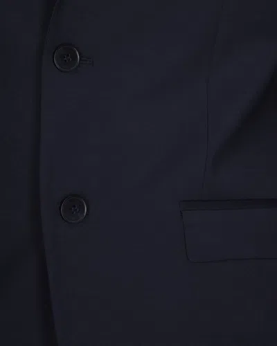 Manuel Ritz Notched-lapel Single-breasted Suit In Blue