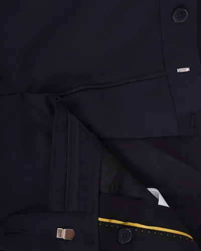 Manuel Ritz Notched-lapel Single-breasted Suit In Blue