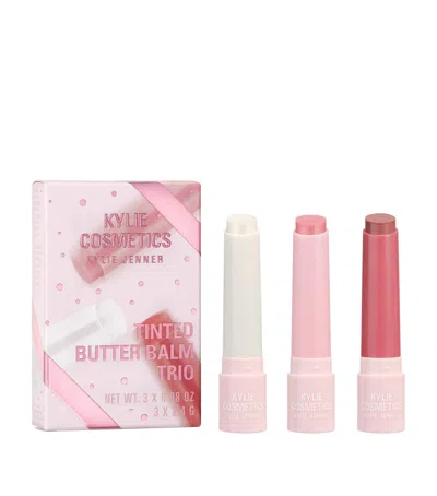 Kylie Cosmetics Tinted Butter Balm Trio Gift Set In Multi