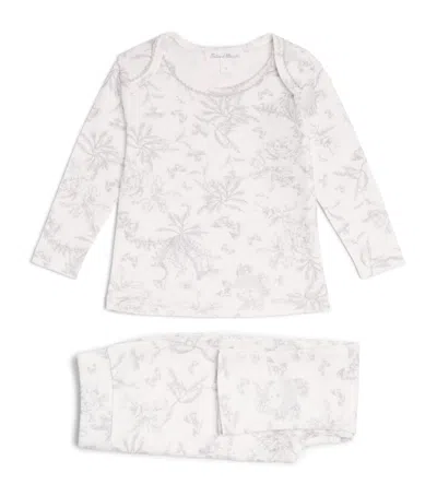 Tartine Et Chocolat Printed Top And Leggings Set In White