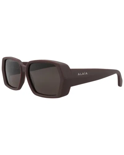 Alaïa Women's Aa0082s 60mm Sunglasses In Brown