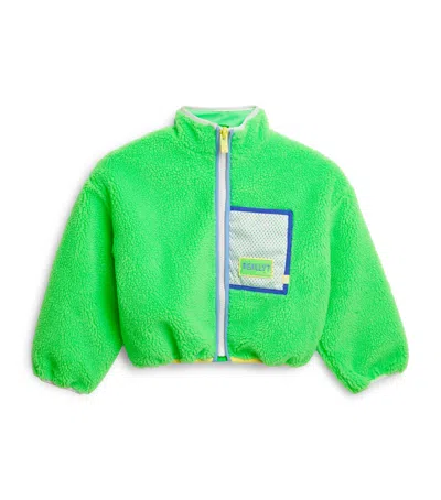Billieblush Fleece Jacket In Green
