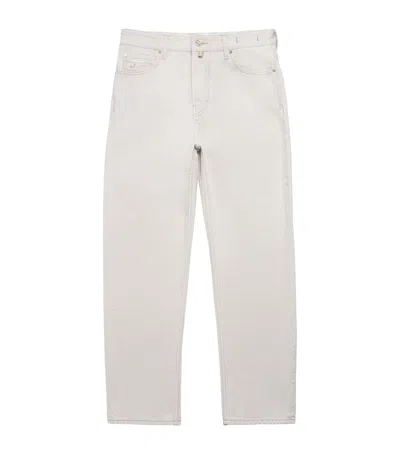 Jacob Cohen Cotton Pony-patch Sean Relaxed Jeans In Multi