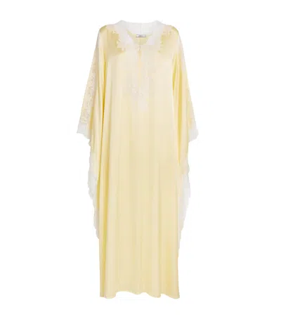 Bocan Satin Adelaide Kaftan In Neutral