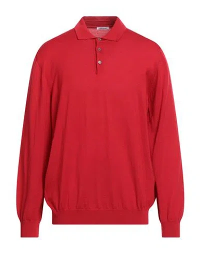 Gioferrari Man Sweater Red Size 48 Merino Wool In Red