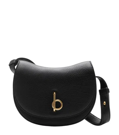 Burberry Small Rocking Horse Embossed Shoulder Bag In Black