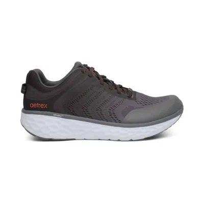 Aetrex Men's Chase Arch Support Sneaker In Grey In Gray