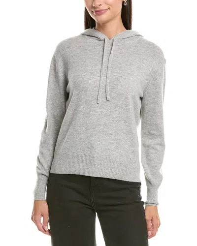 Incashmere Pullover Cashmere Hoodie In Gray
