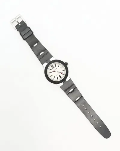 Bvlgari Diagono Aluminium 38mm Ref Al38ta Watch In Black
