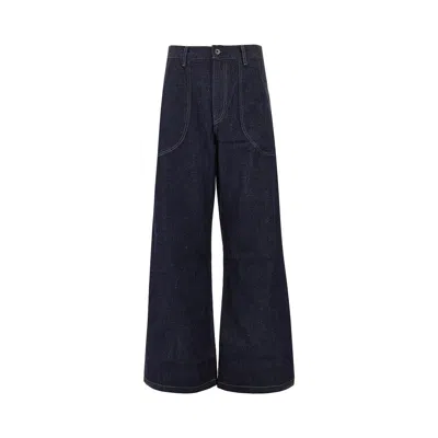 Levi's Japanese Selvedge Denim Wide Leg Jeans In Blue
