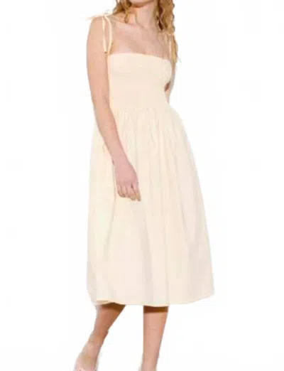 Mandinga Women's Galles Skirt Dress In Butter In Neutral