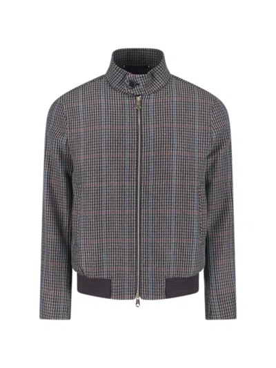 Paul Smith Classic Brown Jacket With Structured Silhouette In Multi