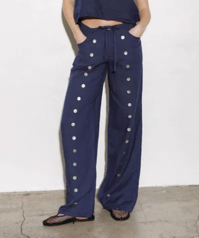 Mandinga Women's Nacar Pant In Blue In Blue