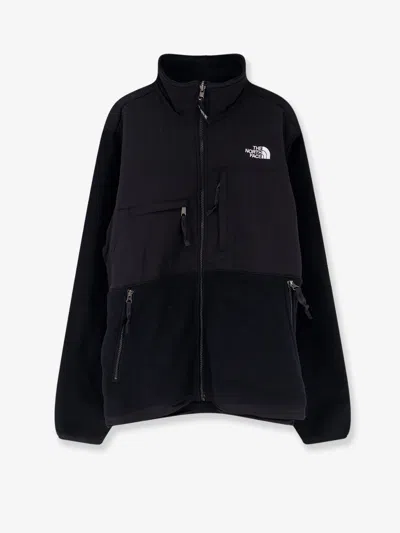 The North Face Mens Black Retro Denali Funnel-neck Fleece Jacket In Black