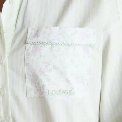 Lounge Sage In White
