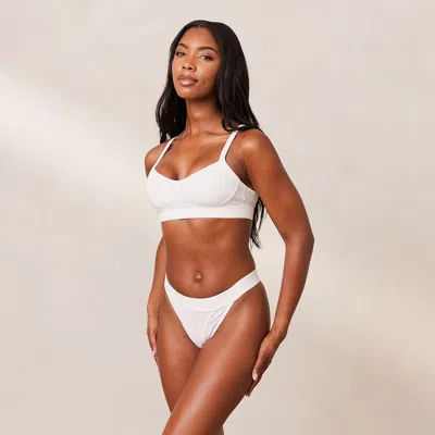 Lounge Bare Bra In White