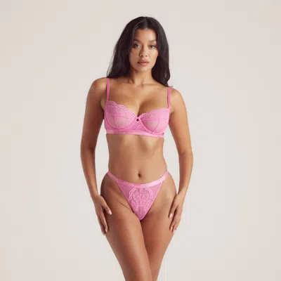 Lounge Blossom Balcony Bra In Pink