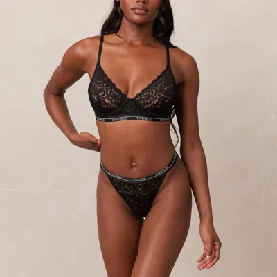 Lounge Balcony Bra In Brown