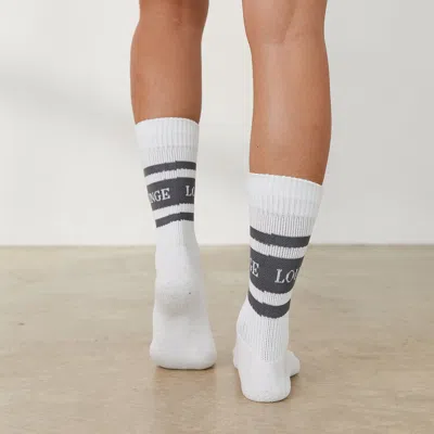 Lounge Charcoal In White