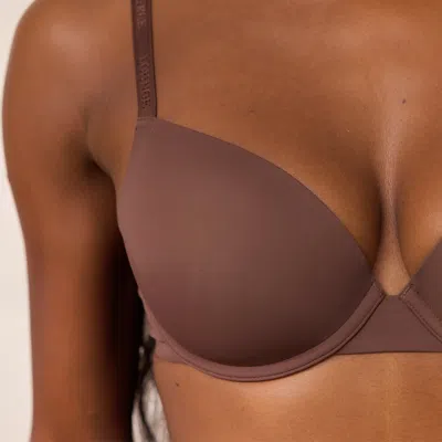 Lounge Invisible Form T-shirt In Brown