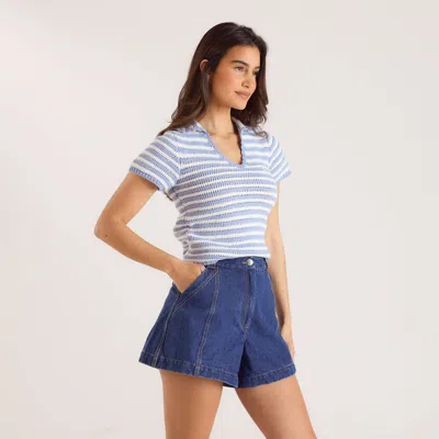 Lounge Blue Stripe In Blue