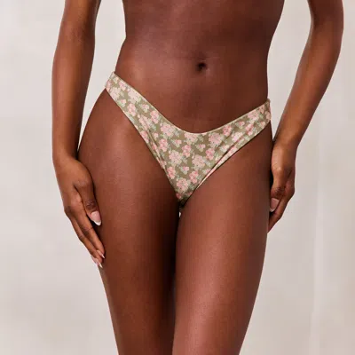 Lounge Green/floral In Neutral