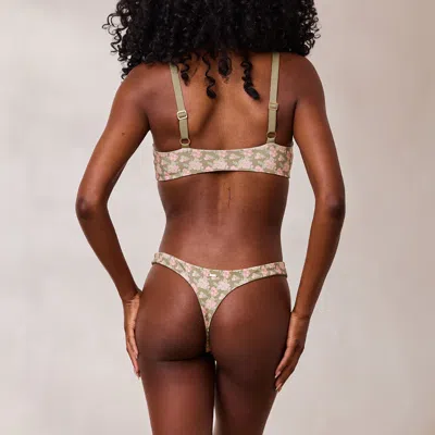 Lounge Green/floral In Neutral