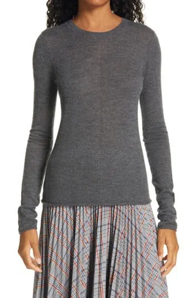 Rag & Bone Mandee Cashmere Long Sleeve Sweater In Gray