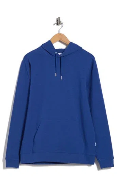 Nn07 Barrow Heathered Pullover Hoodie In Blue