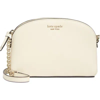 Kate Spade New York Hilli Leather Crossbody Bag In White