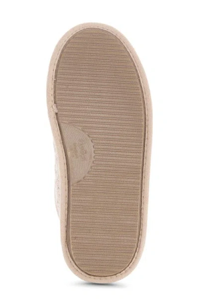 Floopi Isabel Lattice Knit Scuff Slipper In Neutral