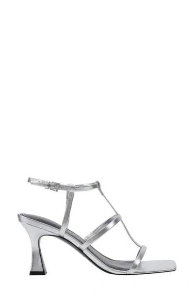 Marc Fisher Ltd Dennie Ankle Strap Sandal In Silver