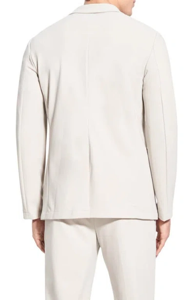 Theory Clinton Precision Ponte Knit Blazer In Gray