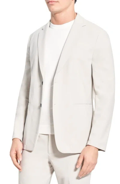 Theory Clinton Precision Ponte Knit Blazer In Gray